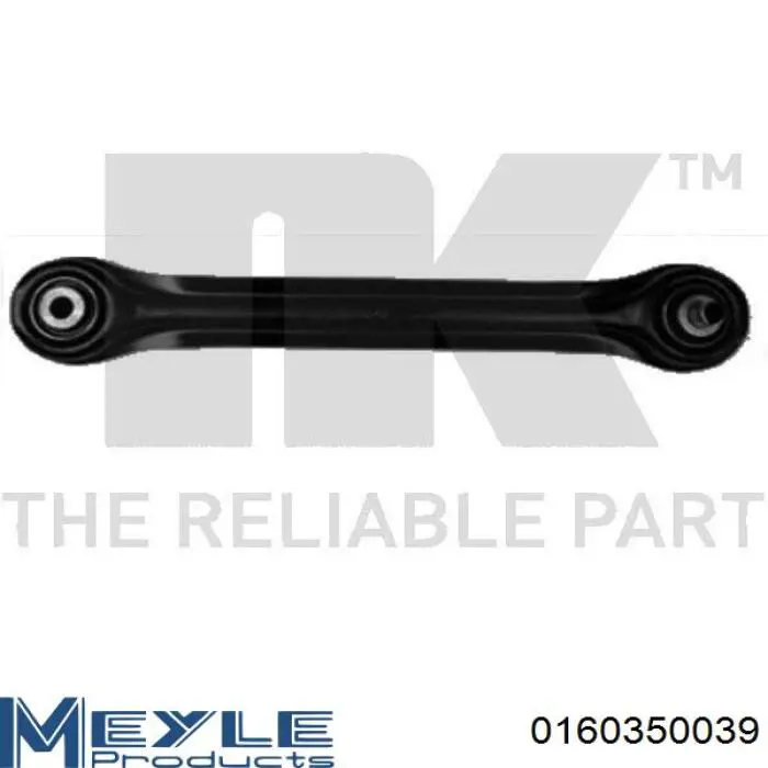 160350039 Meyle palanca de soporte suspension trasera longitudinal inferior izquierda/derecha