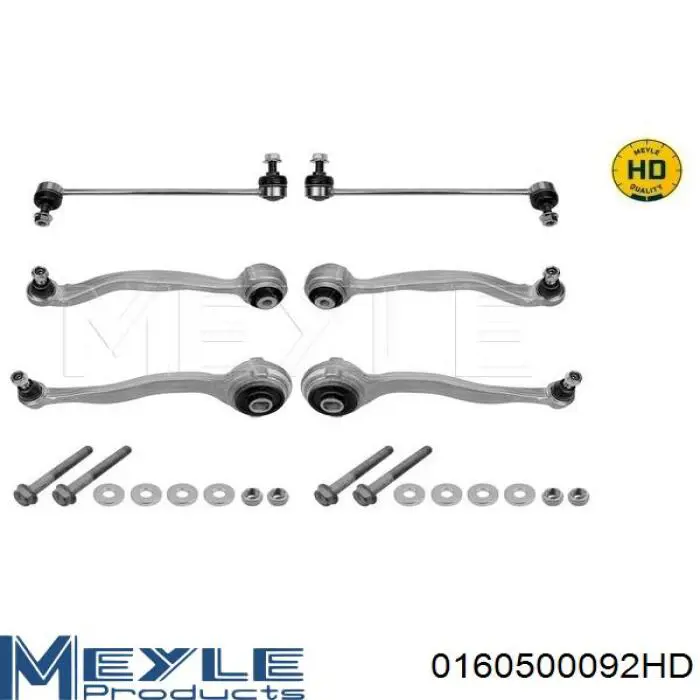 0160500092HD Meyle kit de brazo de suspension delantera