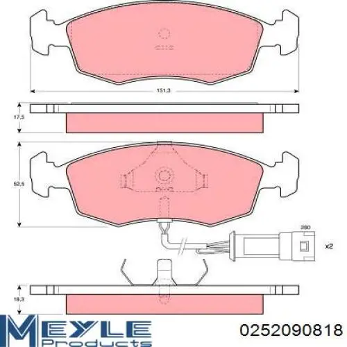 Pastillas de freno delanteras Tomex TX1132
