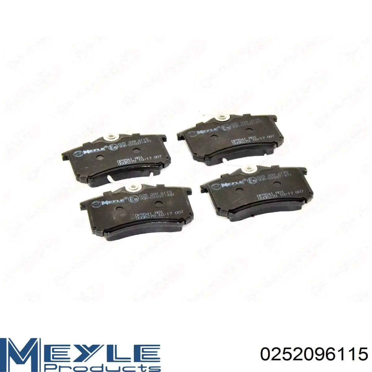 Comprar 0252096115 Meyle Pastillas de freno traseras