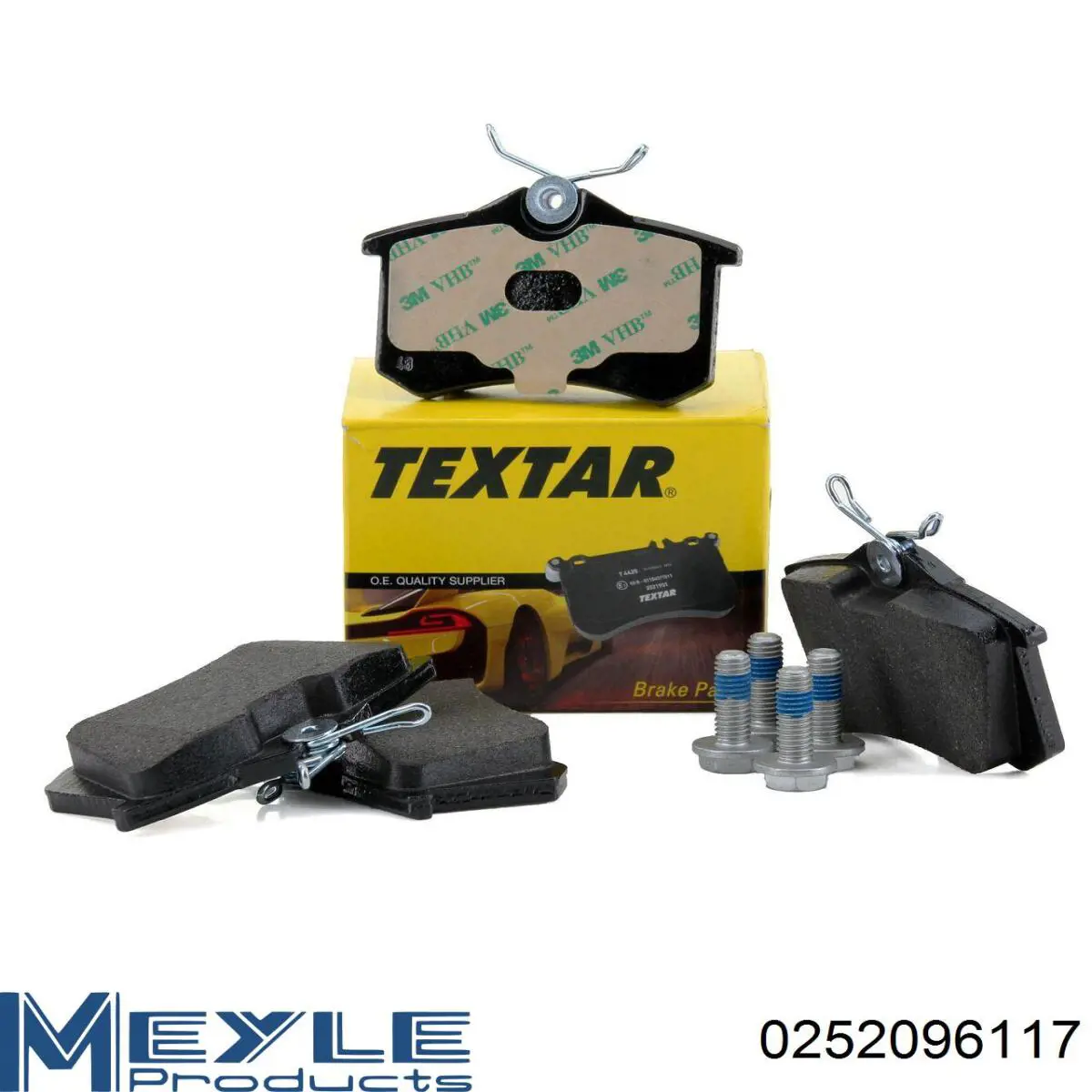 0252096117 Meyle Pastillas freno traseras