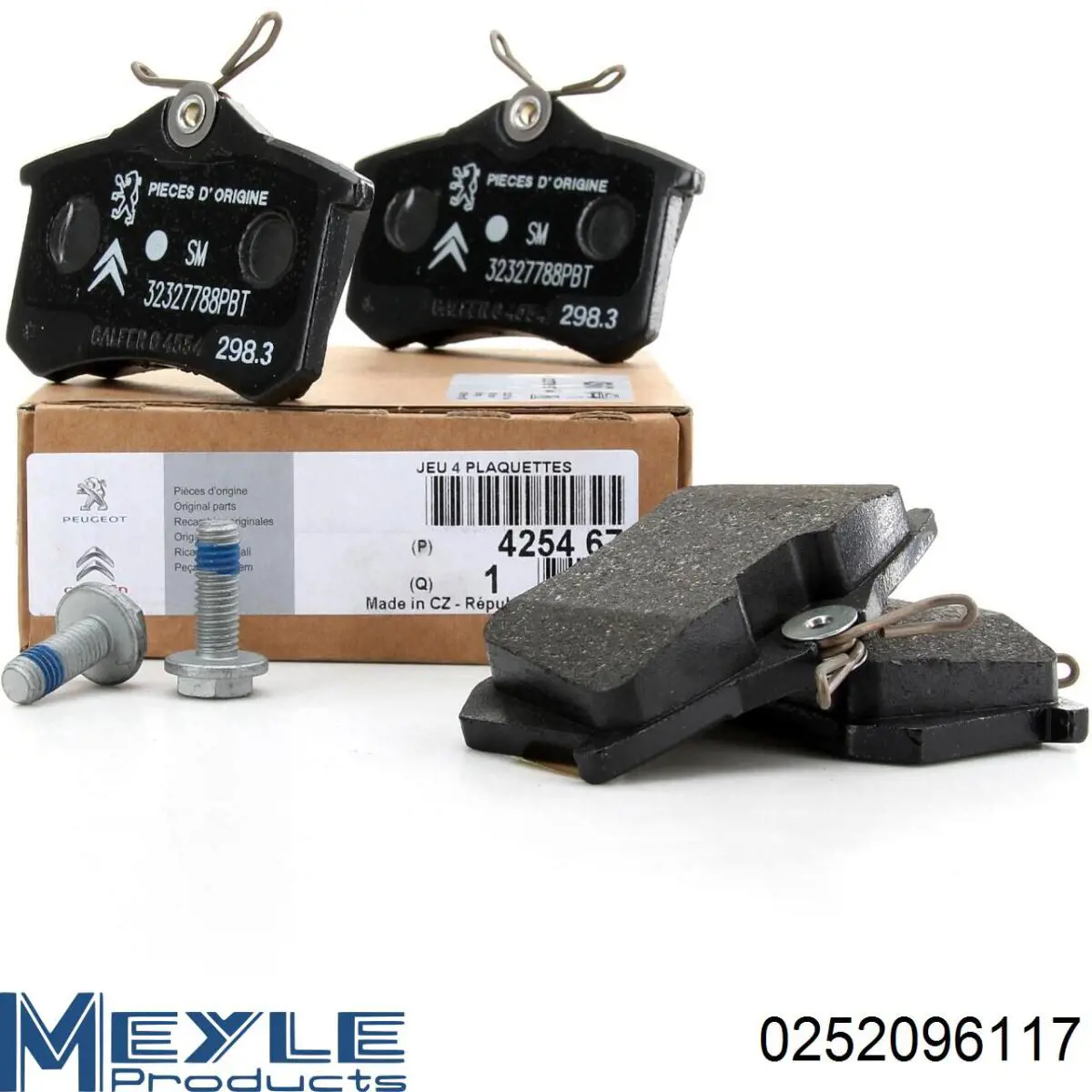 Comprar 0252096117 Meyle Pastillas de freno traseras