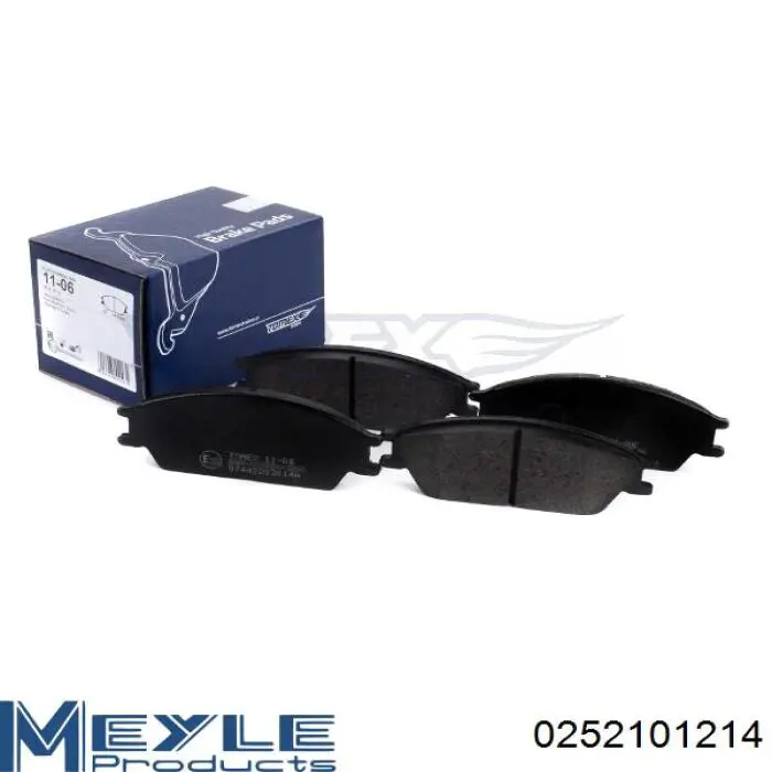Pastillas de freno 0252101214 Meyle