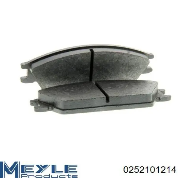 0252101214 Meyle Pastillas delanteras