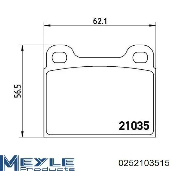 Pastillas de freno traseras 001420062041 Mercedes