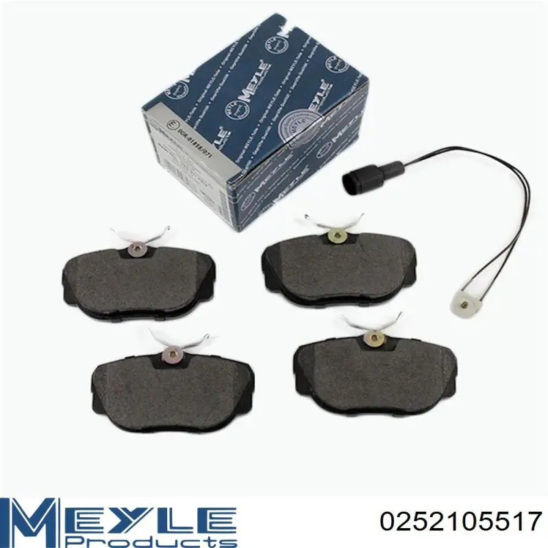 Comprar 0252105517 Meyle Pastillas delanteras de freno