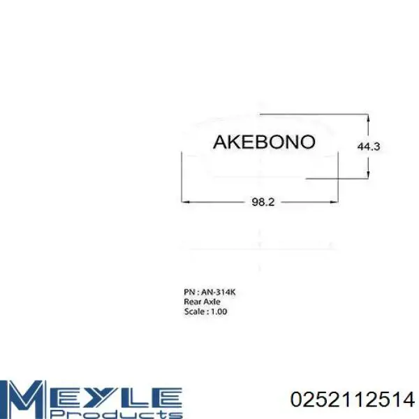 Pastillas traseras Mitsubishi X3516002