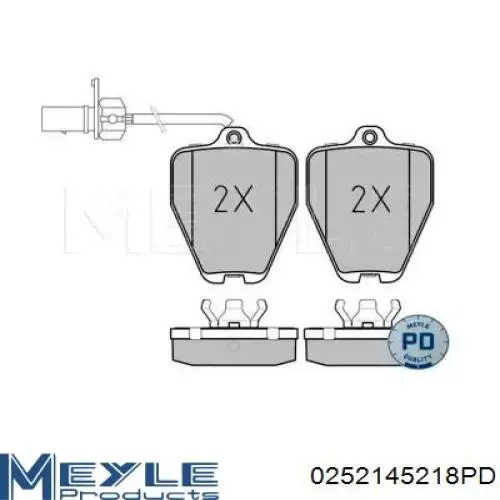 DP41012R EBC Brakes pastillas de freno delanteras