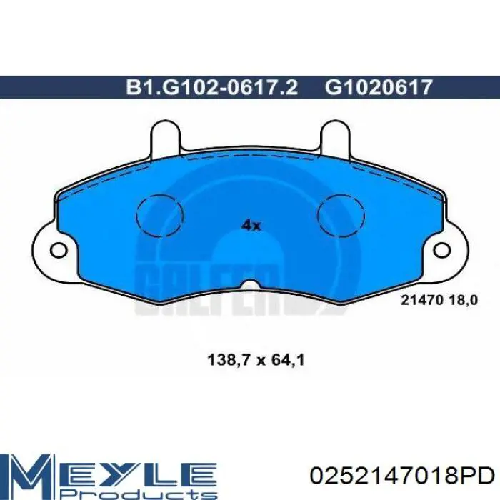 Pastillas de freno AM93VX2K021A2A Ford