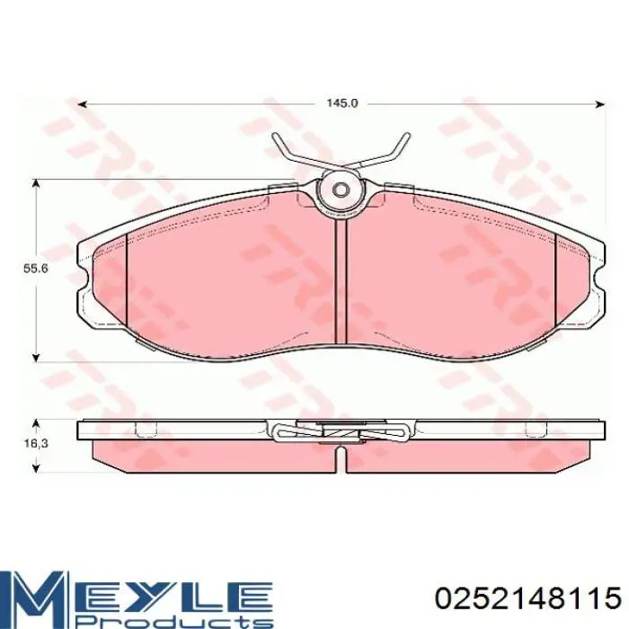 FD6623A Necto Pastillas delanteras