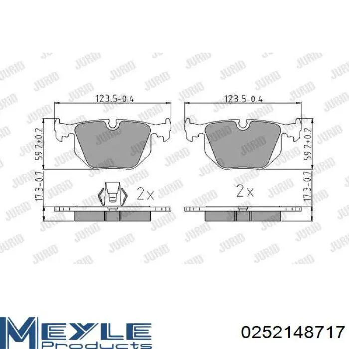 Comprar FD6957A Necto Pastillas de freno traseras
