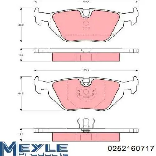 FD6633A Necto Pastillas freno traseras