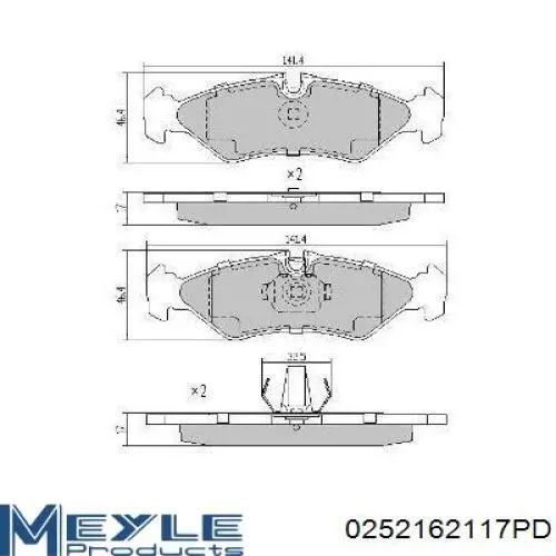 Comprar 4212410 Mercedes Pastillas de freno traseras