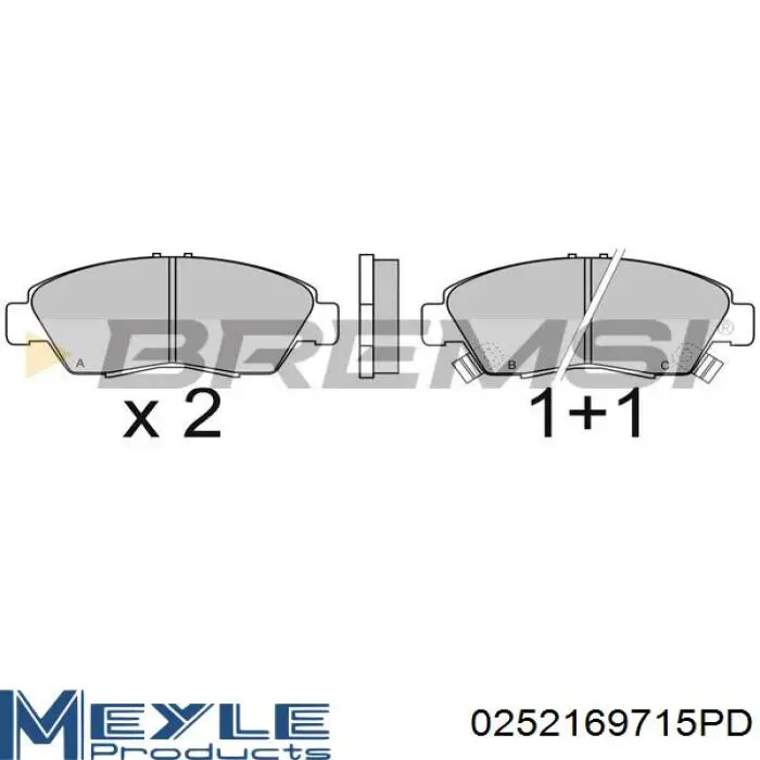 Pastillas freno delanteras Honda 45022S07408 precio, desde 20,74 EUR
