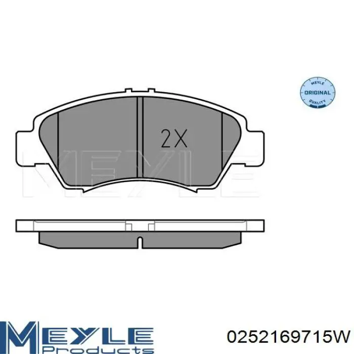 5860052620 Honda pastillas de freno delanteras