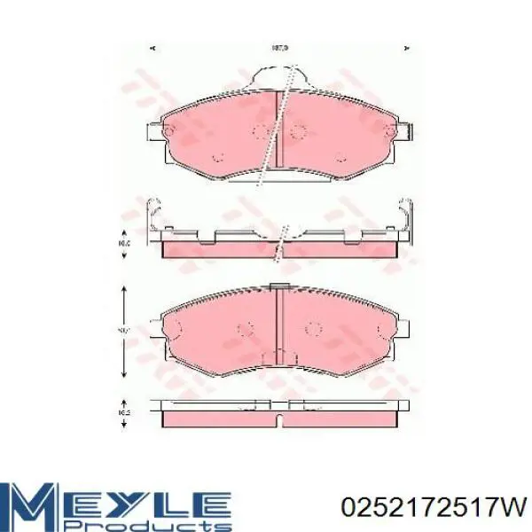 4813005011 Hyundai/Kia Pastillas delanteras