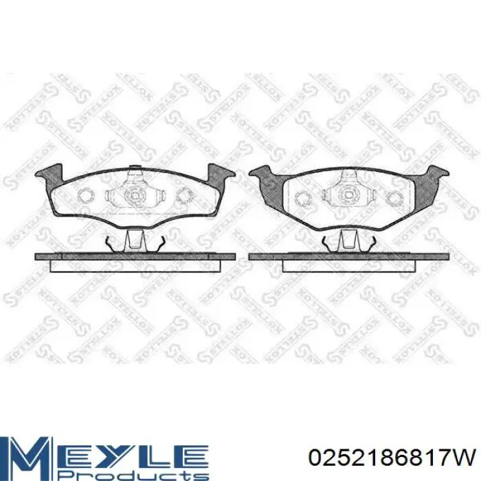 LVXL1124 Motaquip Pastillas delanteras