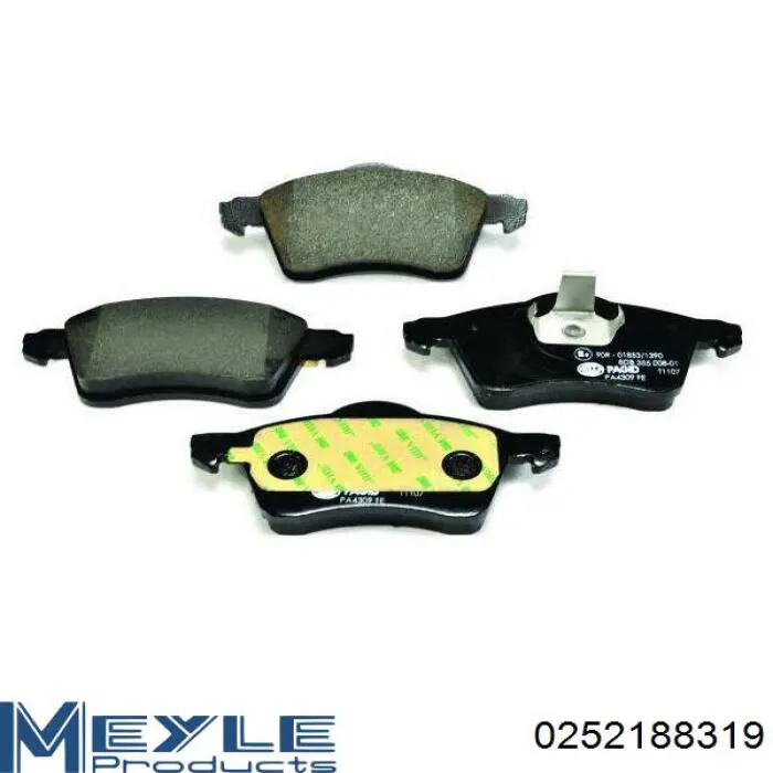 Comprar 0252188319 Meyle Pastillas delanteras de freno