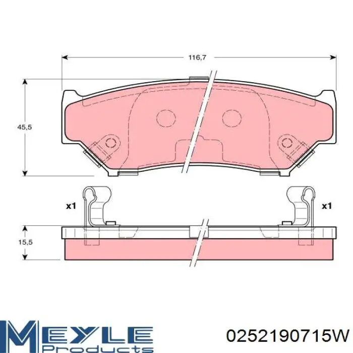 Pastillas de freno BPA059402 Open Parts