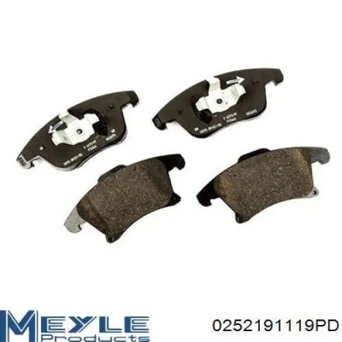 Pastillas de freno BPD1236 Jurid/Bendix