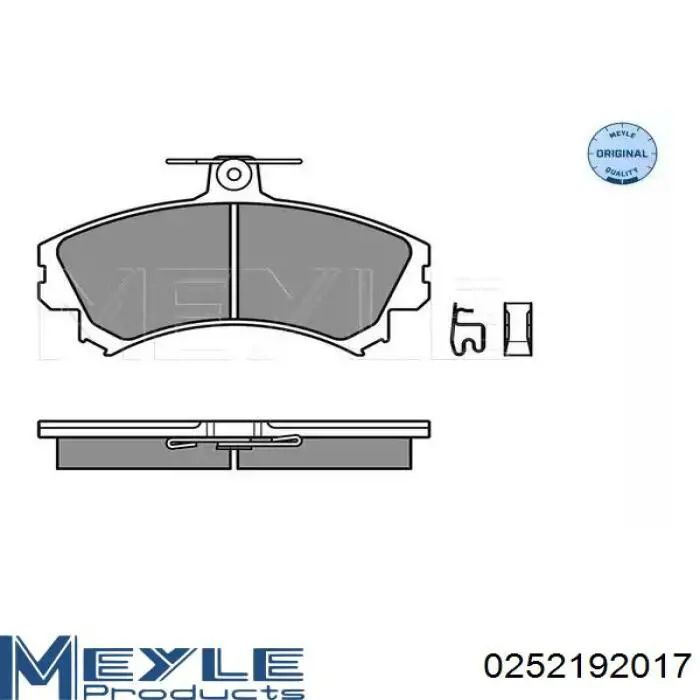 Comprar 0252192017 Meyle Pastillas delanteras de freno