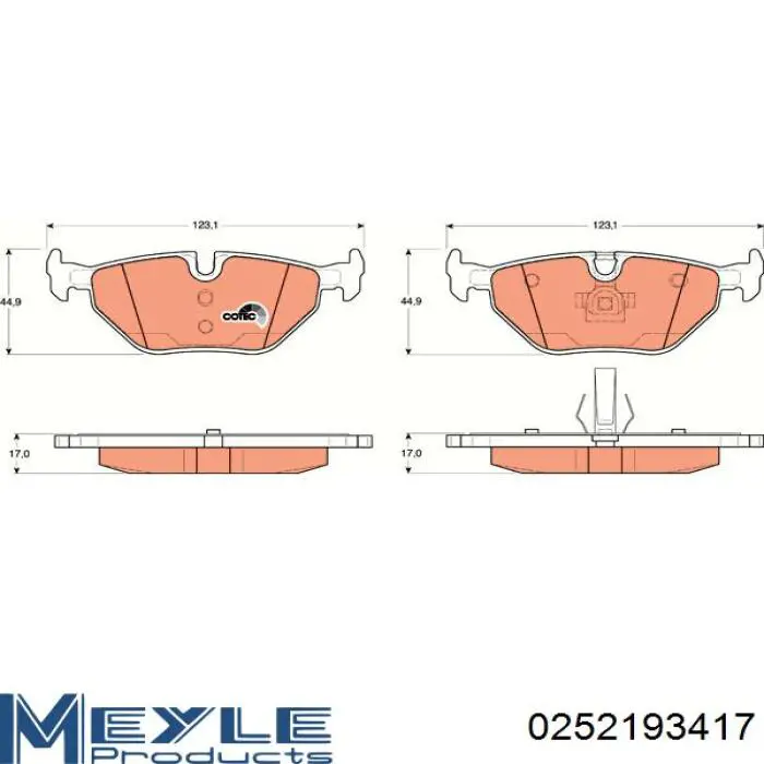 Pastillas traseras de freno Necto FD6839A precio, desde 19,78 EUR