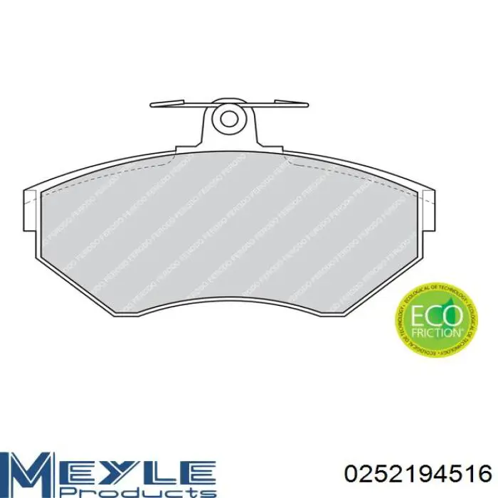 Pastillas de freno delanteras Seat Ibiza 2 6K1