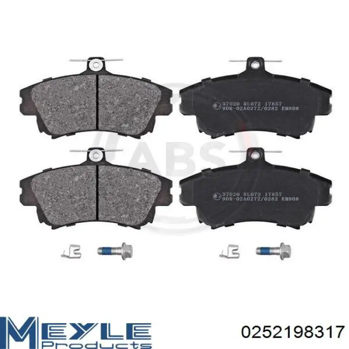 MZ690339 Mitsubishi Pastillas delanteras
