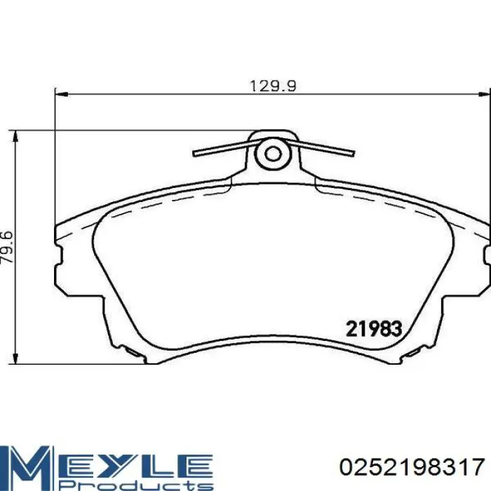 Pastillas de freno delanteras Mitsubishi MR527656