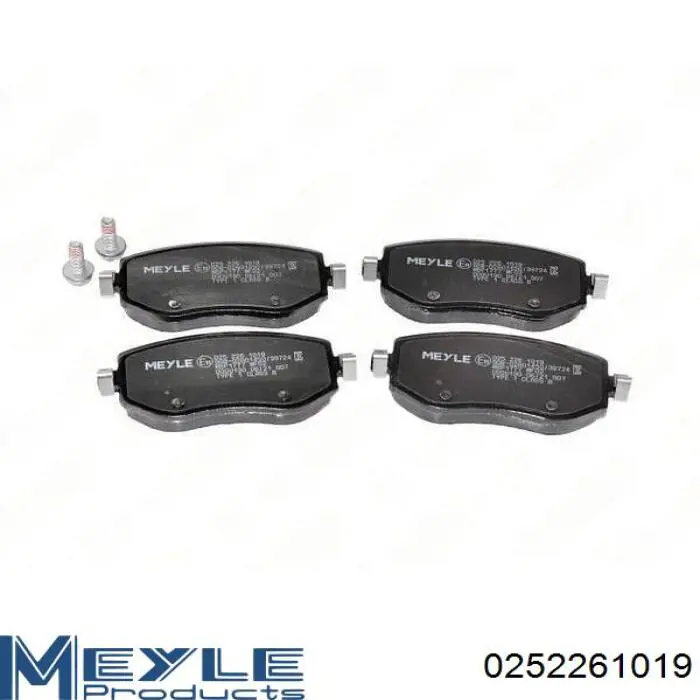 Comprar 0252261019 Meyle Pastillas delanteras de freno