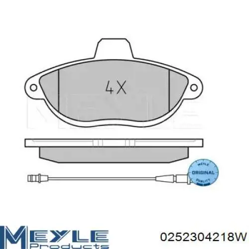Pastillas de freno 9404251518 Fiat/Alfa/Lancia