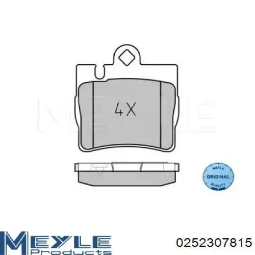FD7009A Necto Pastillas freno traseras
