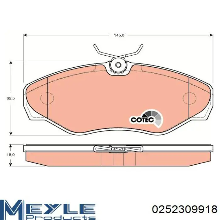 Pastillas de freno delanteras Renault Trafic 2 FL