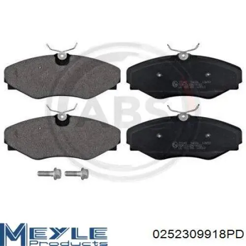 Pastillas de freno delanteras Renault Trafic 2 FL