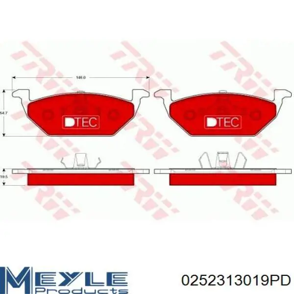 Pastillas de freno delanteras Seat Ibiza 5 KJ1, KJG