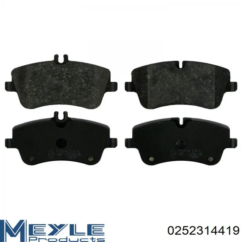 Pastillas freno delanteras Meyle 0252314419 precio, desde 26,83 EUR