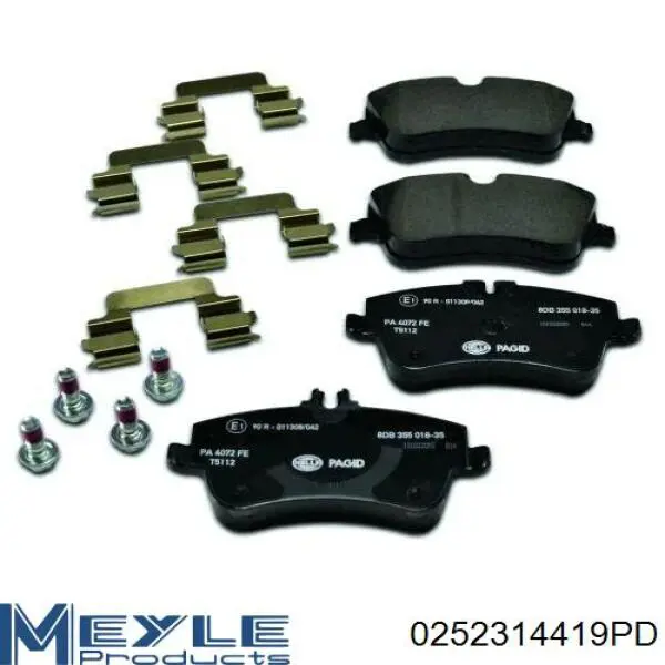 A0034209520 Mercedes Pastillas delanteras