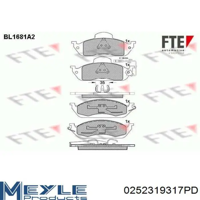 Comprar FD7005A Necto Pastillas delanteras de freno