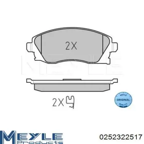 Pastillas de freno delanteras Opel Corsa F08, F68