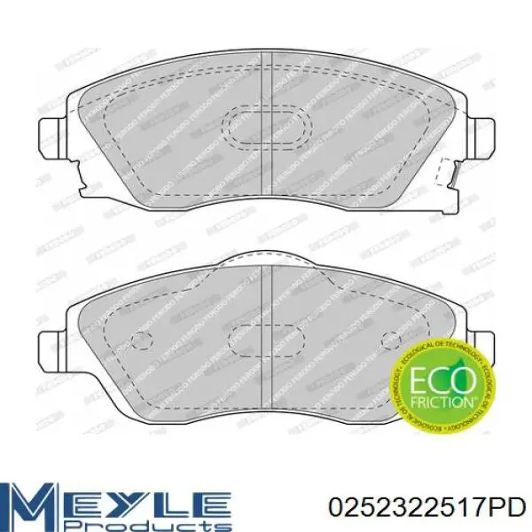 Pastillas de freno delanteras Opel Corsa F08, F68