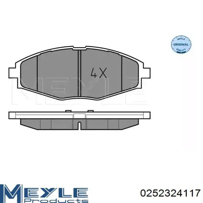 Pastillas de freno delanteras 96273708 KAP
