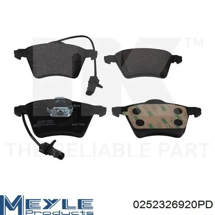 Pastillas de freno delanteras Simer 838