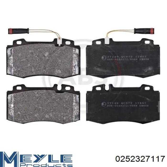 Comprar 0252327117 Meyle Pastillas delanteras de freno
