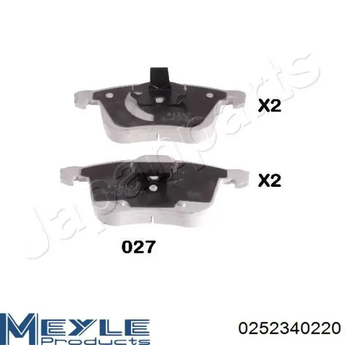 Pastillas de freno delanteras Opel Vectra