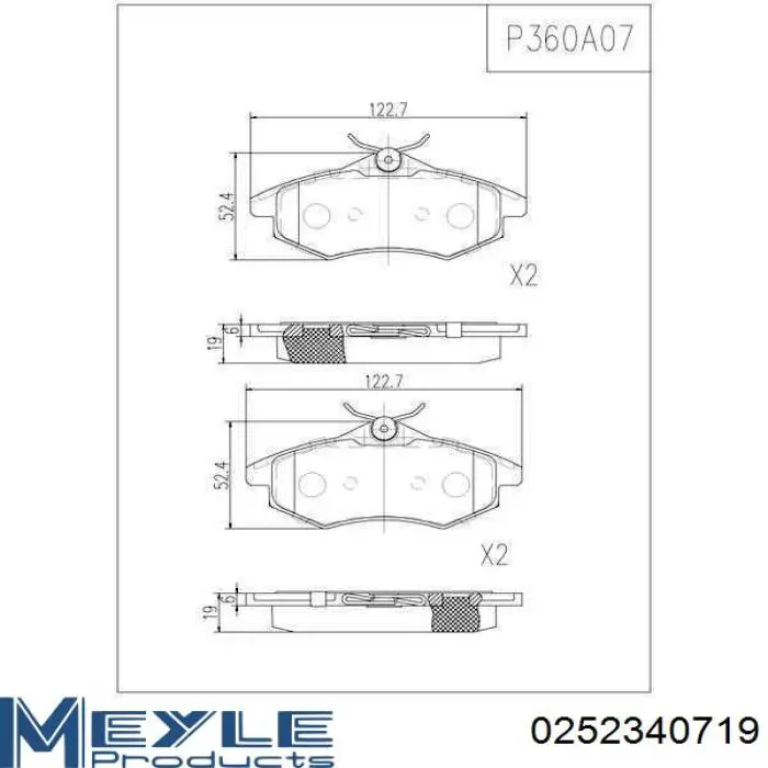 Pastillas freno delanteras Peugeot/Citroen E172285 precio, desde 21,32 EUR