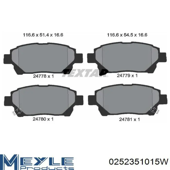 Pastillas de freno delanteras SP1244 Hi-q