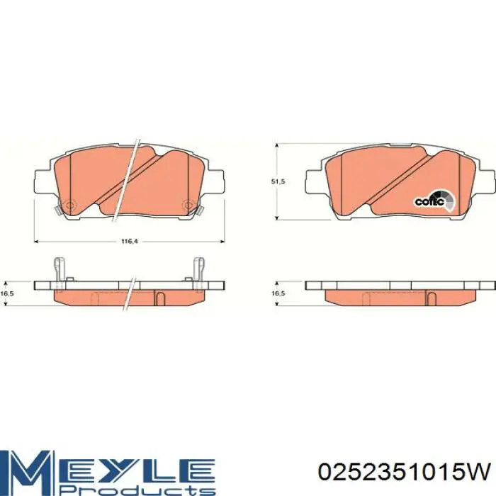 Comprar SP1244 Hi-q Pastillas delanteras de freno
