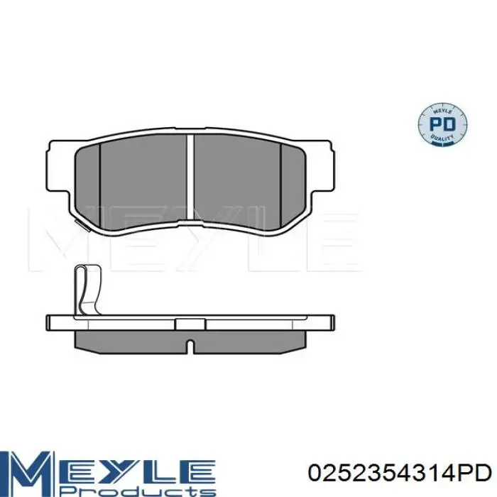 FD7443A Necto Pastillas freno traseras
