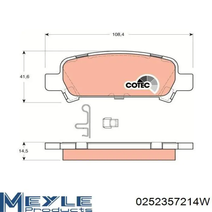26696FA010 Subaru Pastillas freno traseras