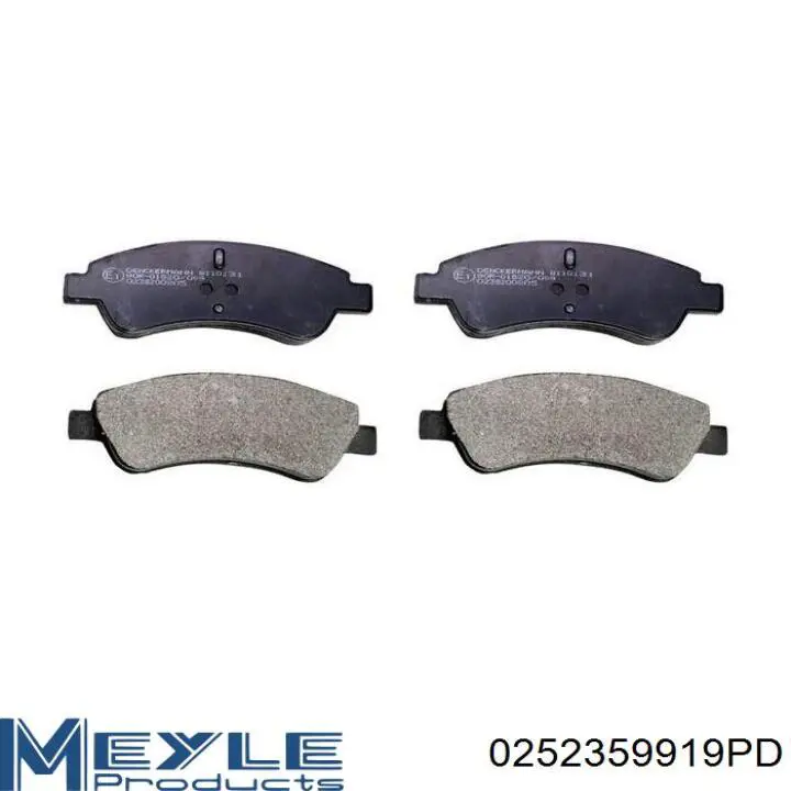 Comprar 1613192280 Peugeot/Citroen Pastillas delanteras de freno